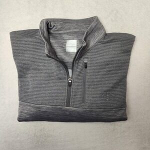Callaway Sweatshirt Mens 2XL Gray Golf 1/4 Zip Pullover Lined Pockets Tagless